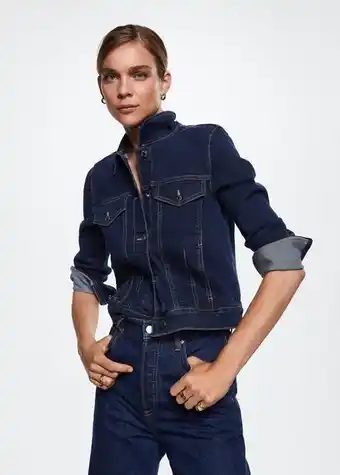 MANGO Cazadora denim algodón oferta