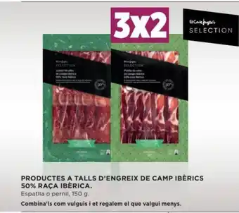 Hipercor Productes A Talls D' Engreix De Camp Ibèric 50% Raca Ibèrica oferta