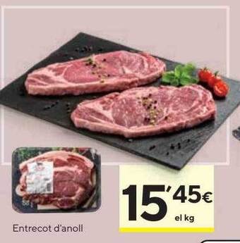 Caprabo Entrecot d'anoll oferta
