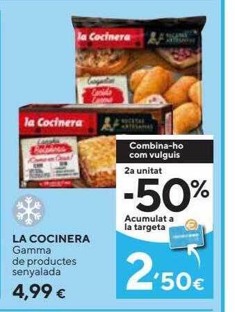 Caprabo La cocinera gamma de productes senyalada oferta