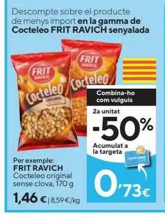 Caprabo Frit ravich cocteleo original sense clova oferta
