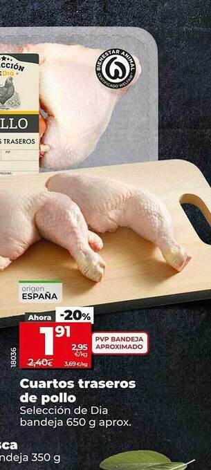 Dia Cuartos traseros de pollo selección de dia oferta