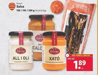 Lidl Ferrer salsa oferta