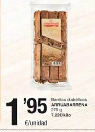 SPAR Barritas diabéticos arruabarrena oferta