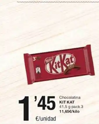 SPAR Chocolatina kit kat oferta