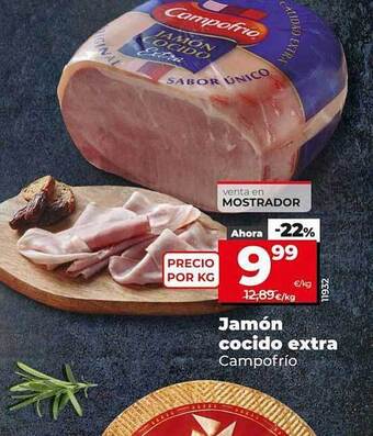 Dia Jamón cocido extra campofrio oferta
