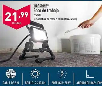 ALDI Workzone foco de trabajo oferta
