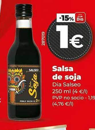 Dia Salsa de soja dia salseo oferta