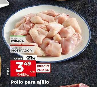 Dia Pollo para ajillo oferta