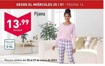 ALDI Pijama oferta