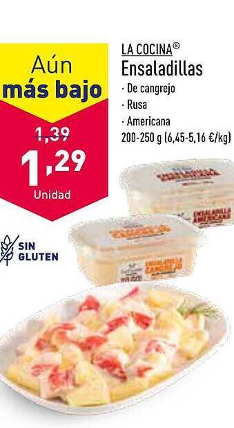 ALDI La cocina ensaladillas oferta