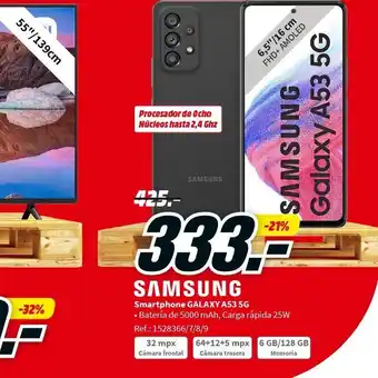 MediaMarkt Smartphone samsung a53 oferta