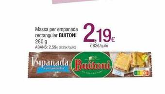 Condis Massa per empanada rectangular buitoni oferta