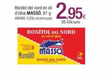 Condis Bonitol del nord en oli d'oliva massó oferta
