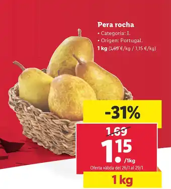 Lidl Pera Rocha 1 kg. oferta