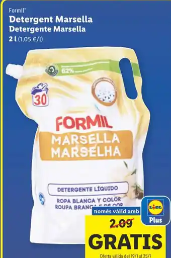 Lidl Detergent Marsella 2 L oferta