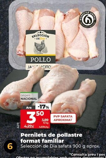 Dia Pernilets De Pollastre Format Familiar oferta