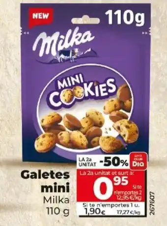Dia Galetes Mini Milka oferta
