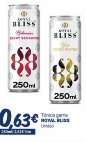 Supermercados Plaza Tónica Gama Royal Bliss oferta