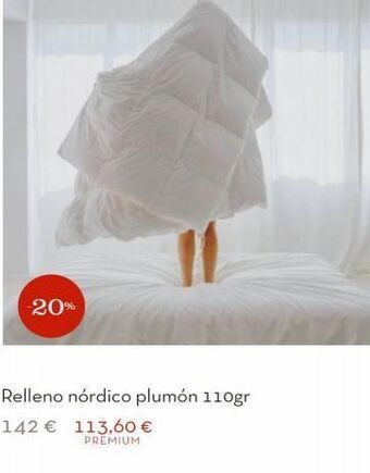 Textura Relleno nórdico premium oferta