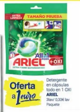 Supermercados Plaza Detergente en Cápsulas todo en 1 OX1 Ariel oferta