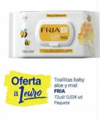 Supermercados Plaza Toallitas Baby Aloe y Miel Fria oferta