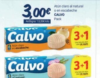 Supermercados Plaza Atún Claro al Natural o en Escabeche Calvo oferta