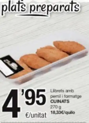 SPAR Fragadis Librets Amb Pernil i Formatge Cuinats 270 g. oferta