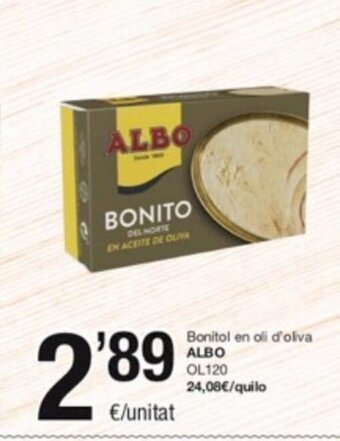 SPAR Fragadis Bonitol en Oli D'Oliva Albo oferta