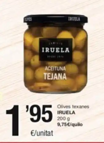 SPAR Fragadis Olives Texanes Iruela oferta