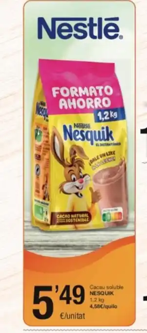 SPAR Fragadis Cacao Soluble Nesquik 1.2 kg, oferta