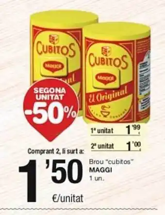SPAR Fragadis Brou cubitos maggi oferta