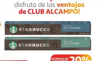 Alcampo Café En Capsulas Starbucks oferta
