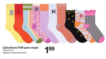 Zeeman Calcetine fun Para Mujer oferta