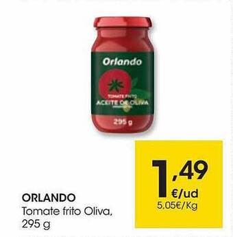 Eroski Orlando tomate frito oliva, 295 g oferta
