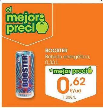 Eroski Booster bebida energética, 0,33 l oferta