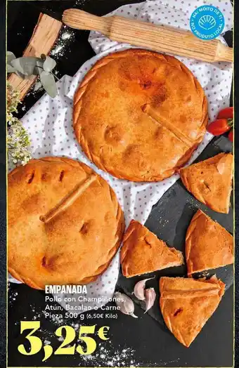 Gadis Empanada pollo con champiñones atún bacalao o carne oferta