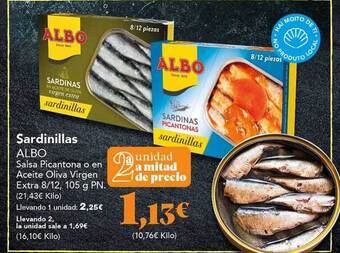 Gadis Sardinillas albo oferta