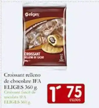 Supermercados Bip Bip Croissant relleno de chocolate ifa eliges 360 g oferta