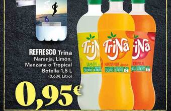Gadis Refresco trina naranja limón manzana o tropical oferta