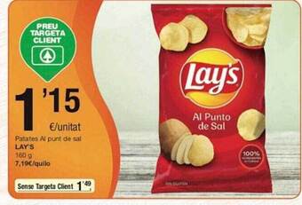 SPAR Fragadis Patates al punt de sal lay's oferta