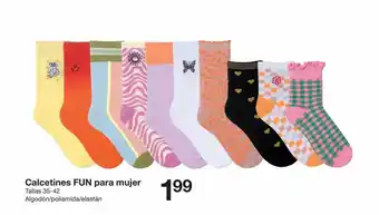 Zeeman Calcetine fun para mujer oferta