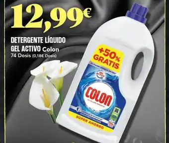 Gadis Detergente líquido gel activo colon 74 dosis oferta