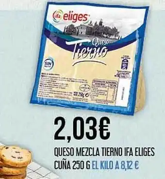 Claudio Queso mezcla tierno ifa eliges cuña 250 g oferta