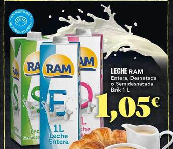 Gadis Leche ram entera, desnatada o semidesnatada brik oferta