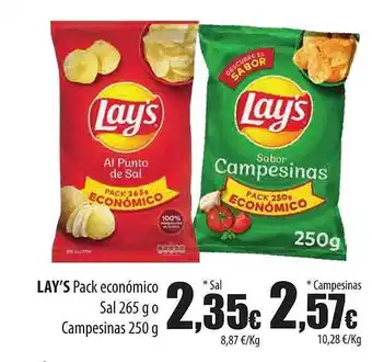 Spar Tenerife Lay's pack económico sal campesinas oferta