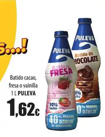 Spar Tenerife Batido cacao, fresa o vainilla puleva oferta