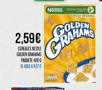 Claudio Cereales nestlé golden grahams paquete 420 g oferta