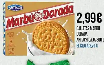 Claudio Galletas marbu dorada artiach caja 800 g oferta