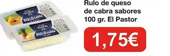 Spar La Palma Rulo de queso de cabra sabores el pastor oferta